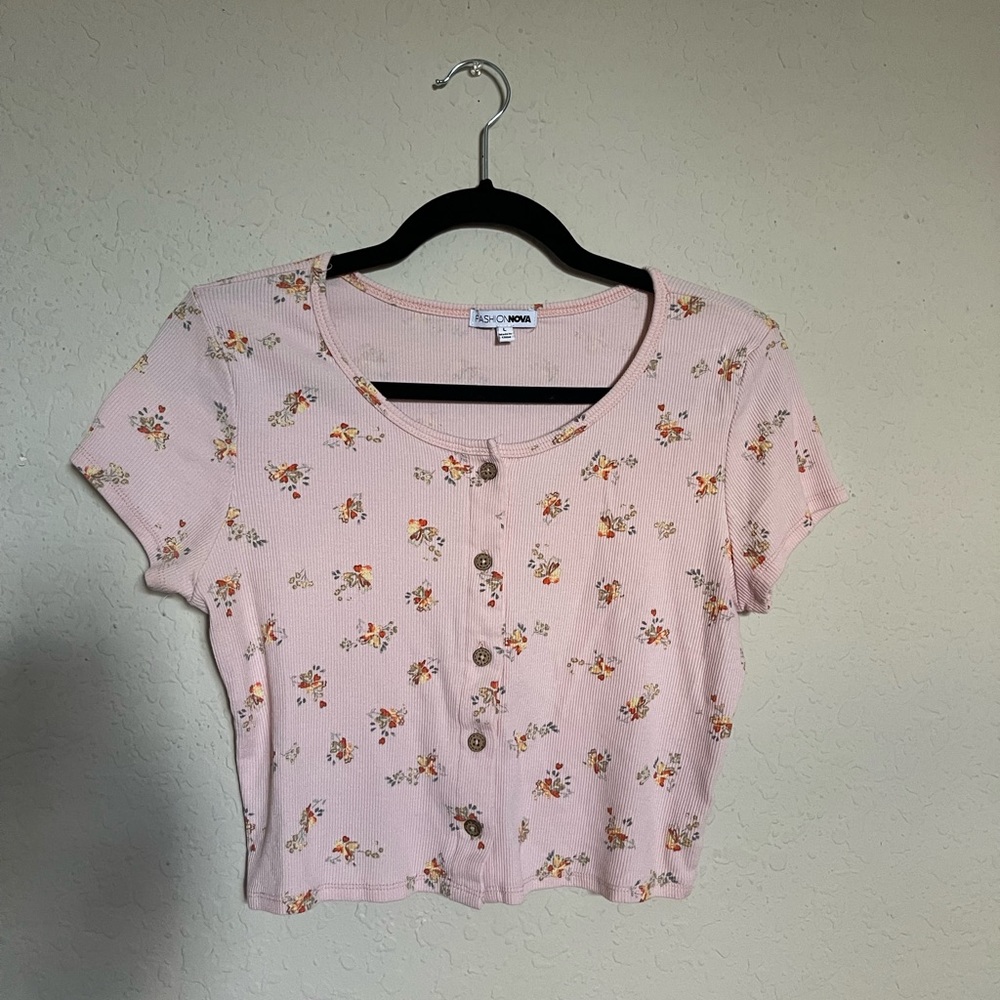 Cropped Button Up